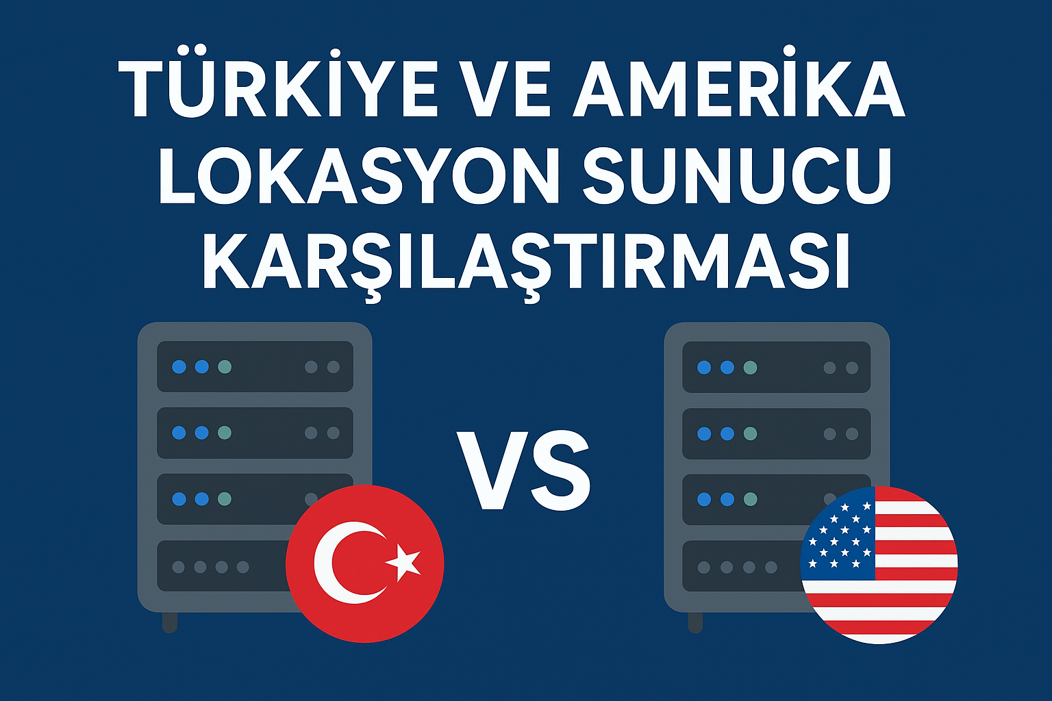 Türkiye ve Amerika Lokasyon Sunucu Karşılaştırması